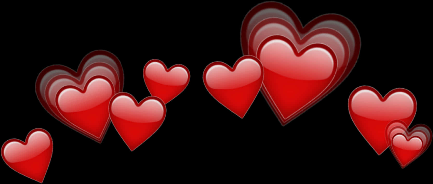 #red #aesthetic #heart #hearts #emoji #emojis #redaesthetic - Red Heart Emoji Crown, HD Png Download PNG with transparent background