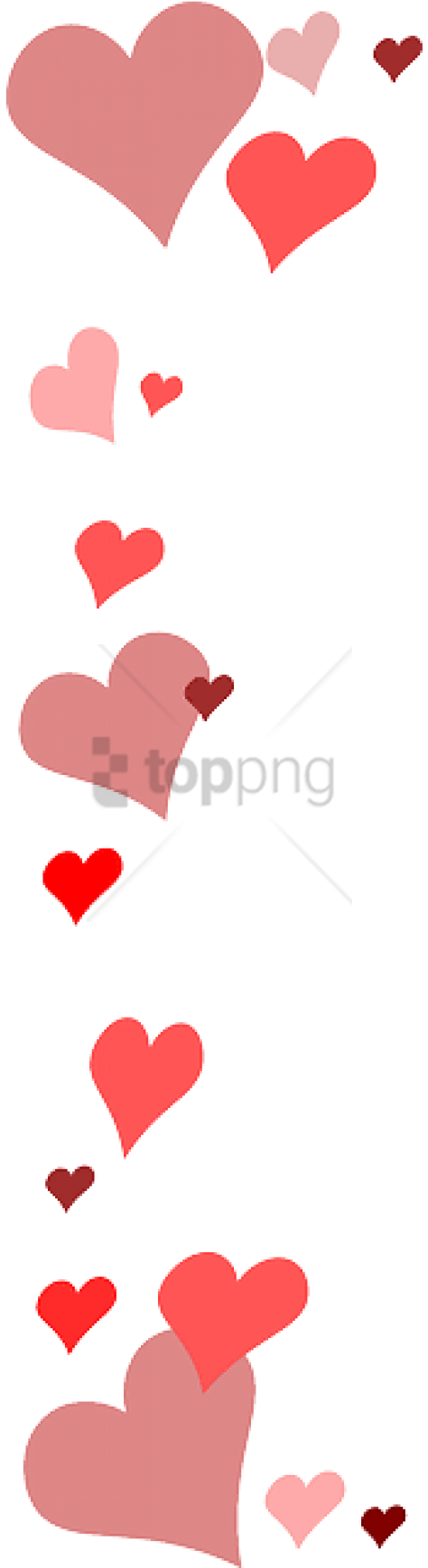 Free Png Download Red Heart Border Transparent Png - Transparent Background Heart Border, Png Download PNG image with a transparent background, free high-resolution download