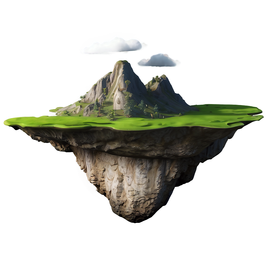 Floating Island Fantasy Png 05232024