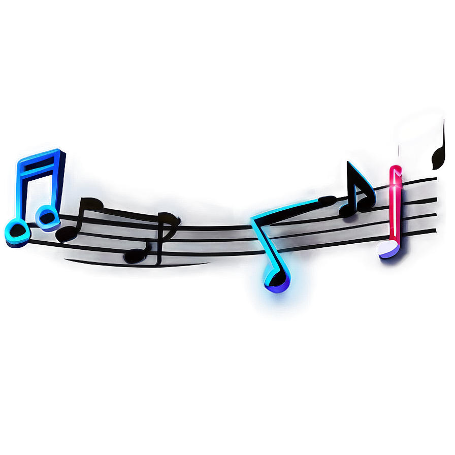 Floating Music Notes Png Dxu