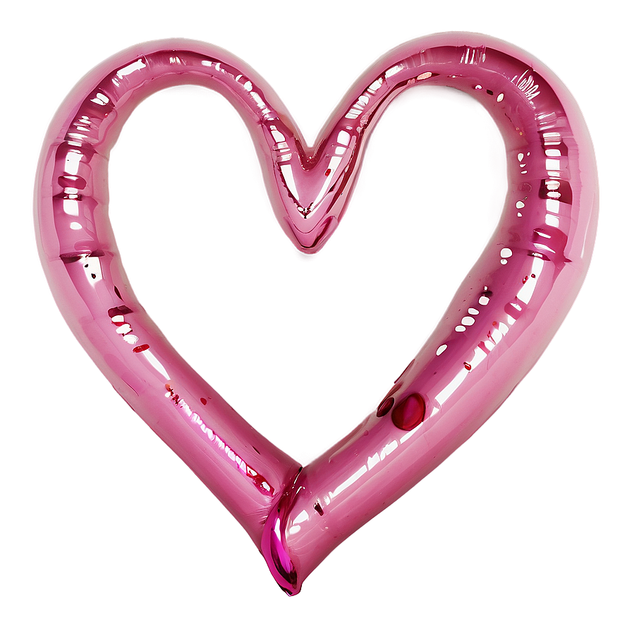 Floating Pink Heart Png 49