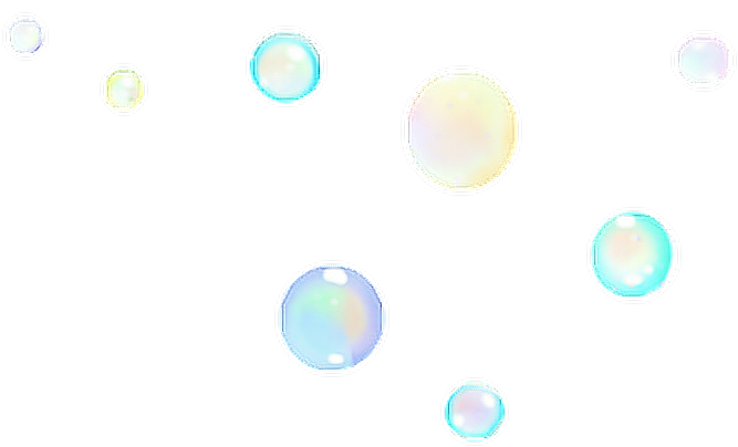 Floating Soap Bubbles Background