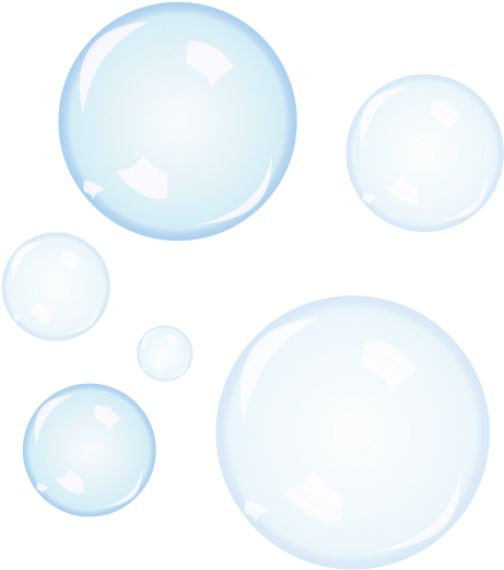 Floating Soap Bubbles Vector