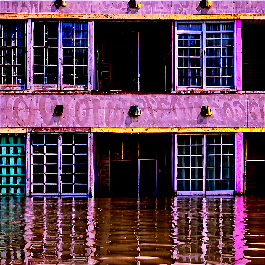 Flood-damaged Building Png Jbo