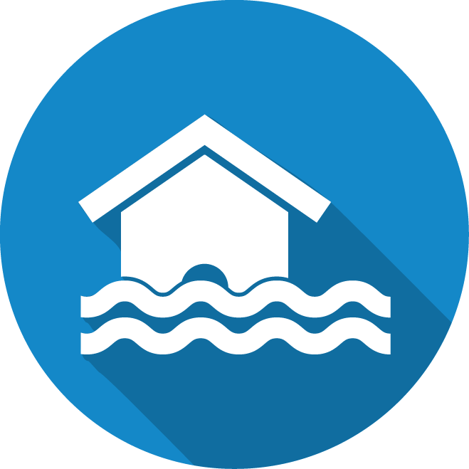 House Flood Clipart Png Library Flood Damage In Virginia - Flood Icon Png, Transparent Png PNG with transparent background
