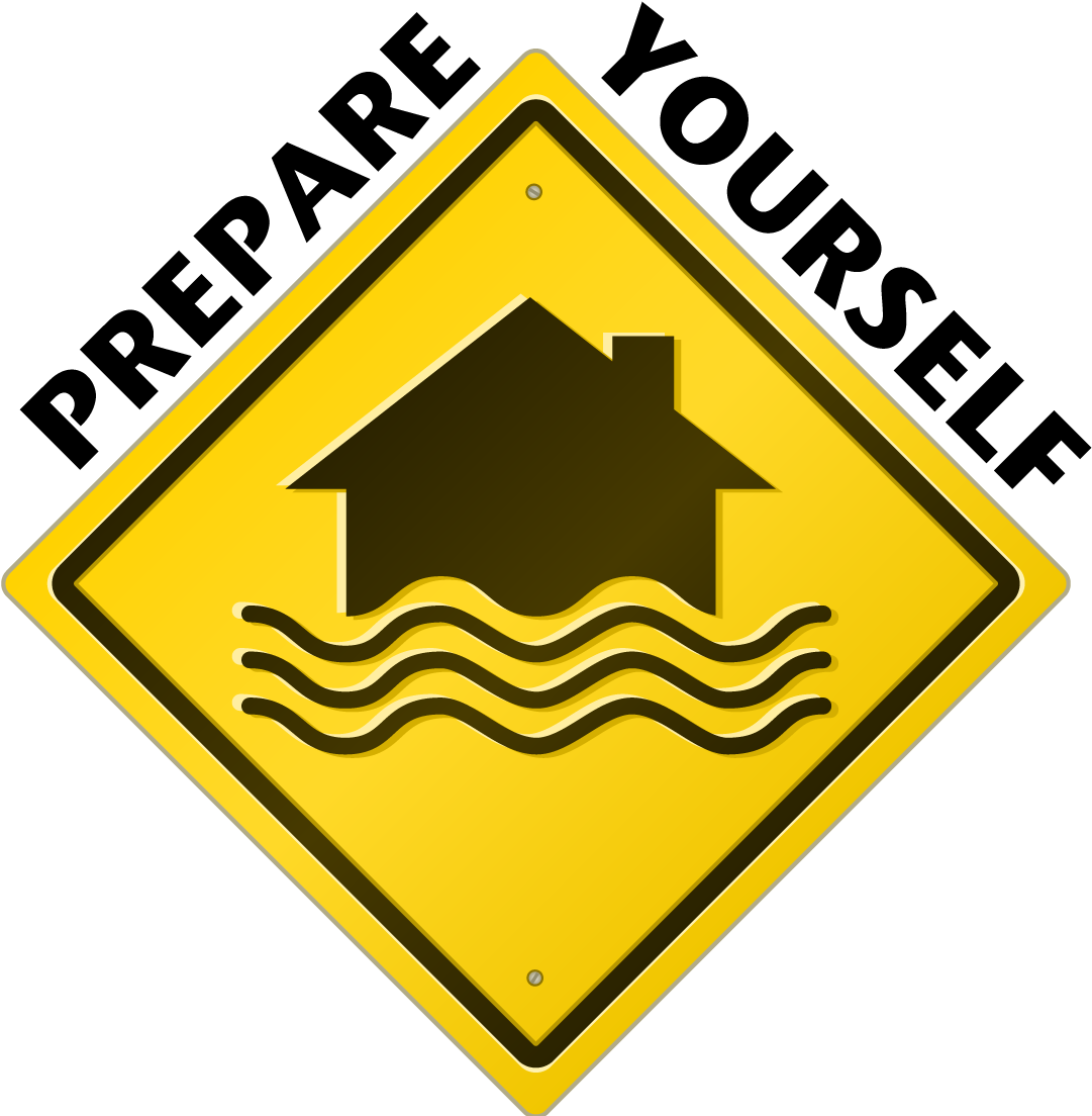 Flood Preparation Sign Alert