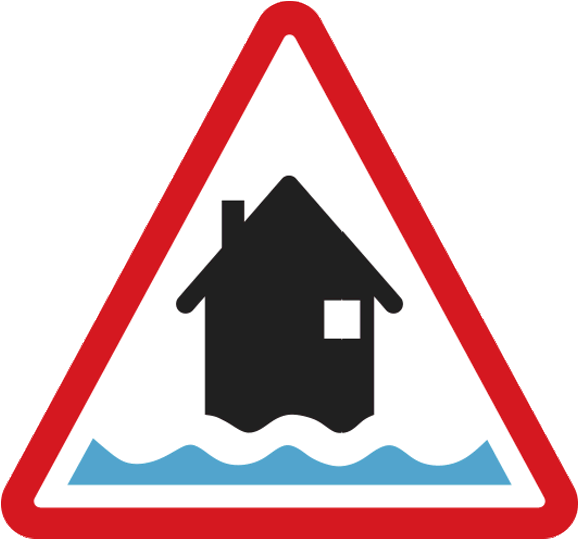 Download Flood Warning Sign Clipart Flood Warning Flood - Flood Alert, HD Png Download PNG with transparent background