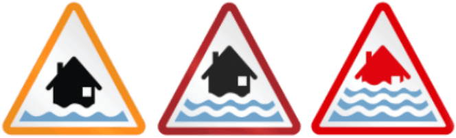 Flood Warning Symbols - Flood Warning Codes, HD Png Download PNG with transparent background