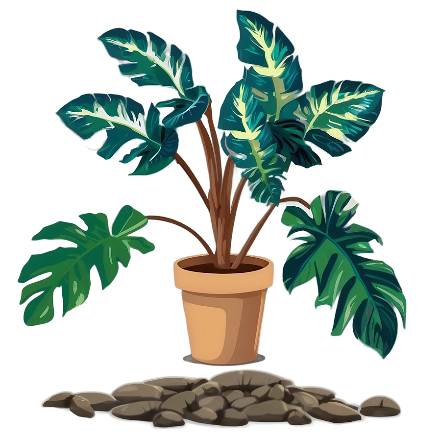 Floor Plant Illustration Png Dnt