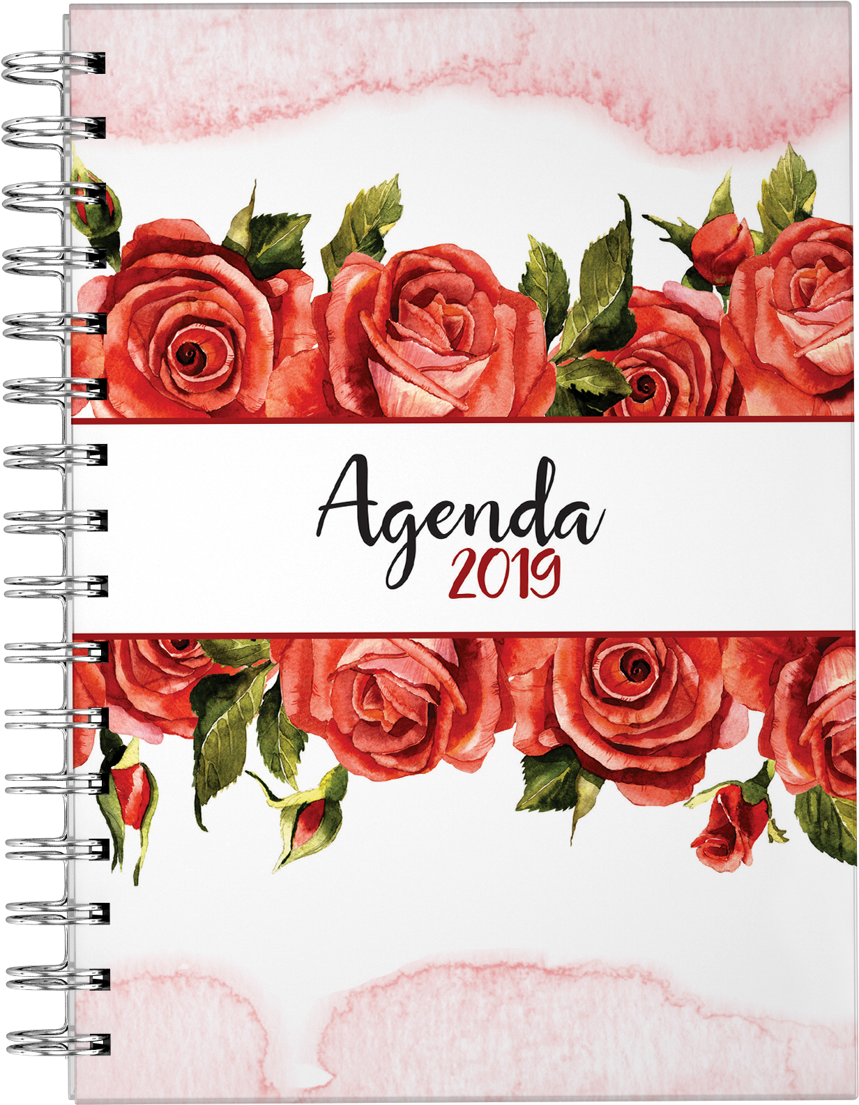 Floral Agenda2019 Cover PNG image with a transparent background, free high-resolution download
