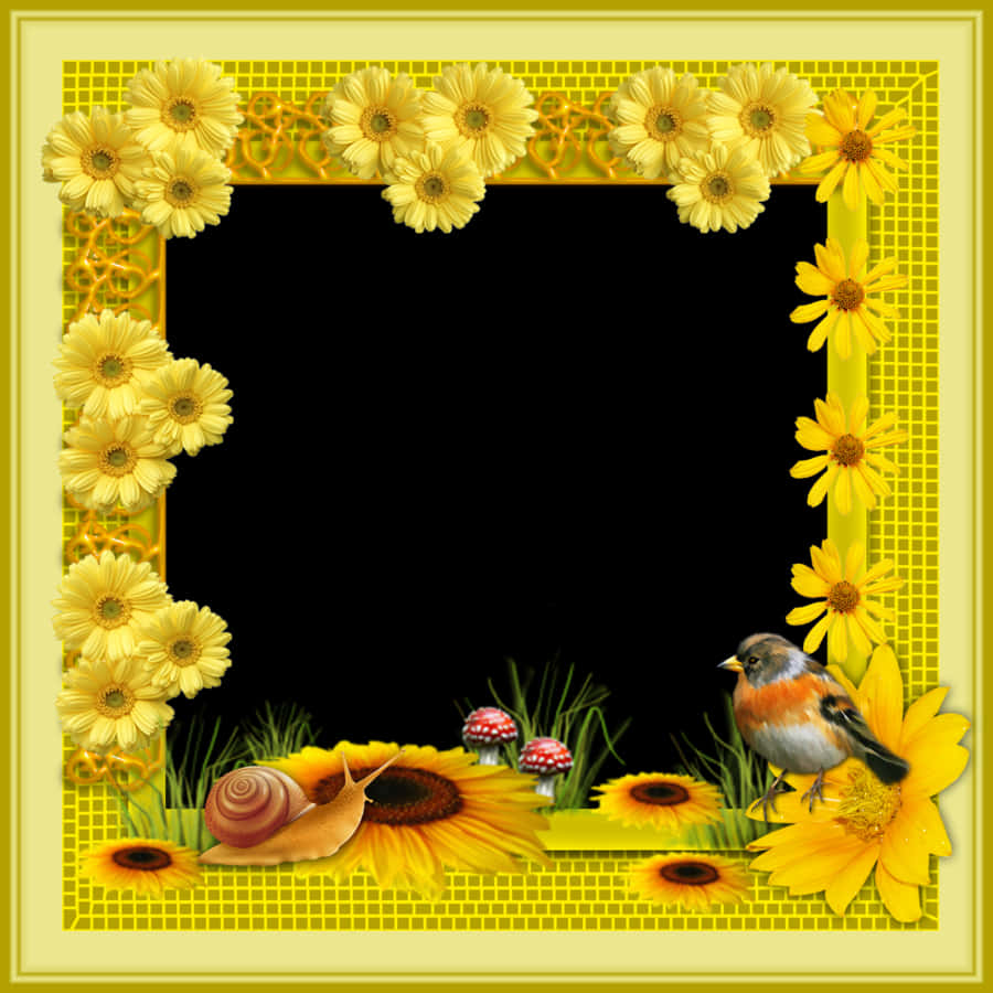 Floral_and_ Fauna_ Decorated_ Frame