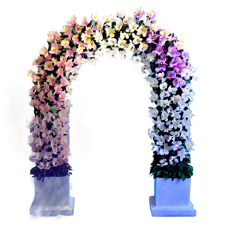 Floral Arch Decoration Png 97