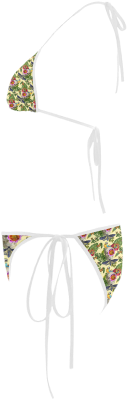Tropical Skull Bikini Side Custom Design Stella Saksa - Bikini PNG image with a transparent background, free high-resolution download