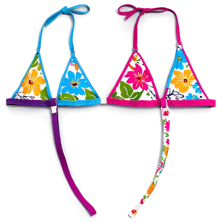 Floral Bikini Top Png 84