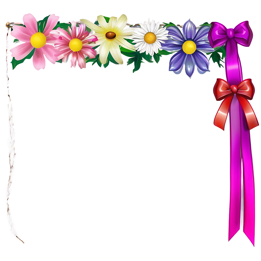 Floral Birthday Banner Template Png Rrp