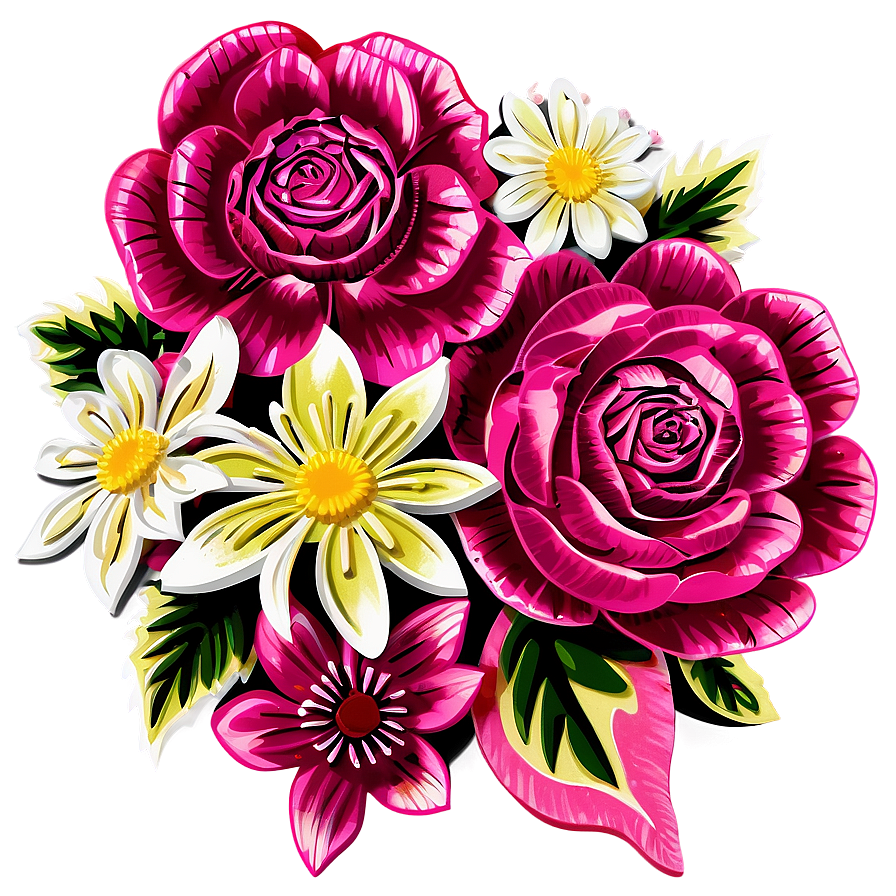 Floral Bouquet Cricut Png Rmq