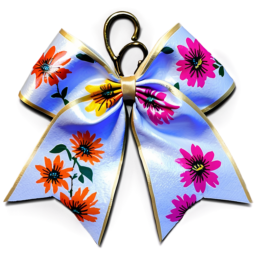 Floral Cheer Bow Png Ije