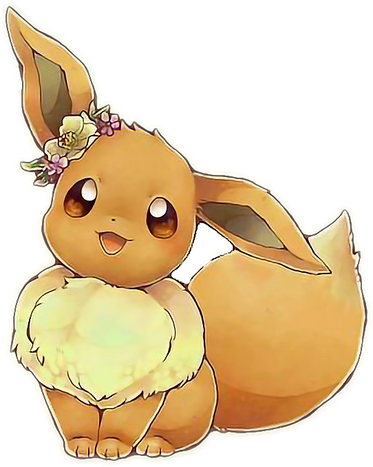 Floral Crowned Eevee Illustration