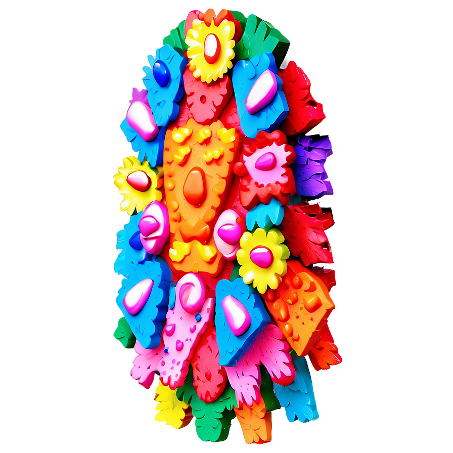 Floral Decor Pinata Png Roa