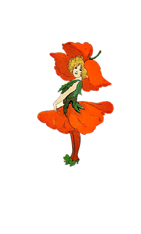 Floral Fairy Illustration