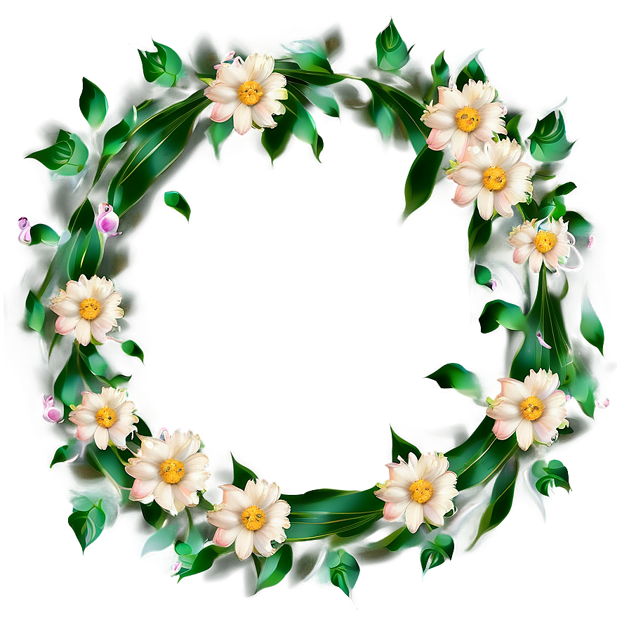 Floral Fancy Frame Png Xrd