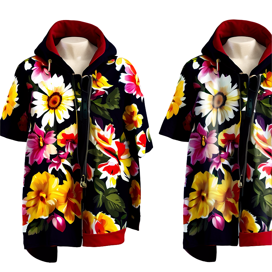 Floral Fashion Print Png Xvr