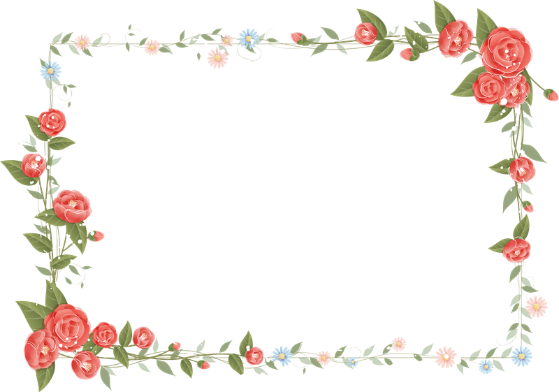 Marcos De Flores Png - Frame Border Bunga Png, Transparent Png PNG image with a transparent background, free high-resolution download