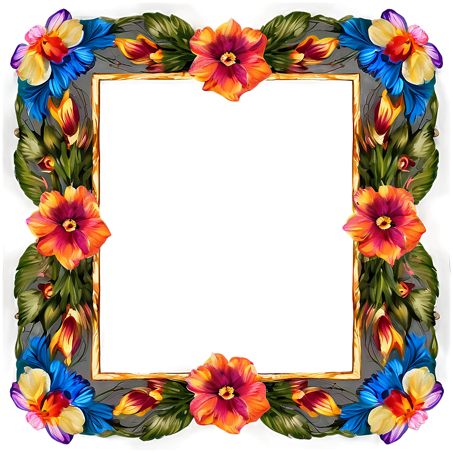 Floral Frame Png 24