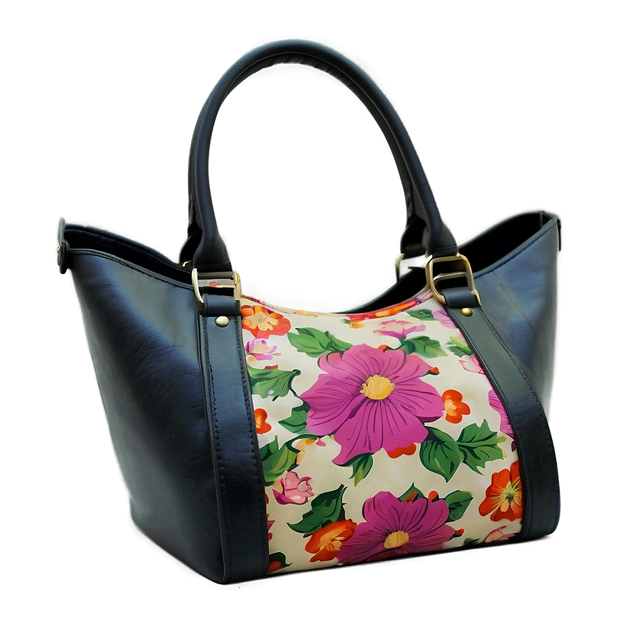 Floral Handbag PNG fwj PNG with transparent background