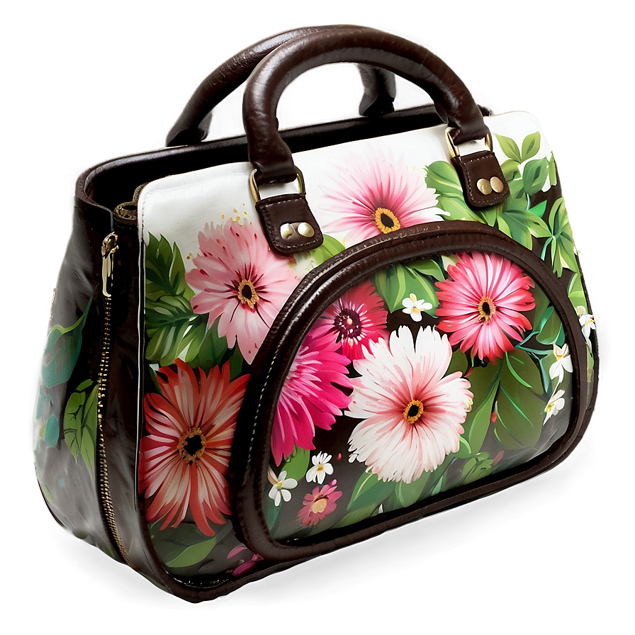 Floral Handbag Png Gcv