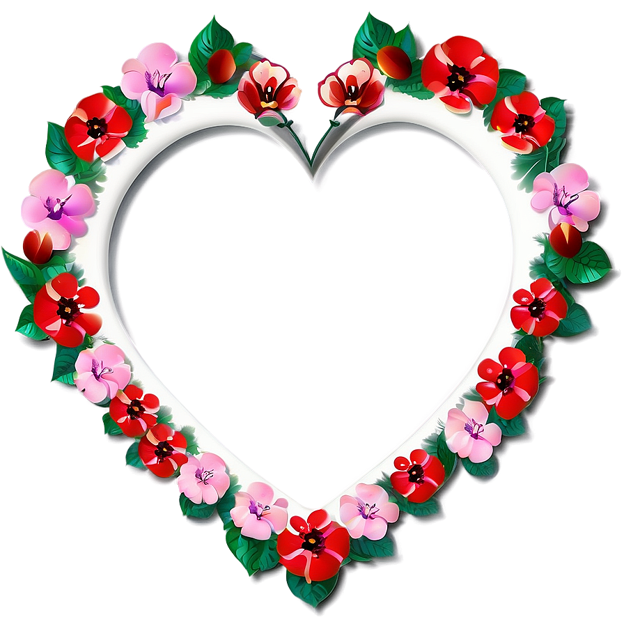 Floral Heart Png Dii65