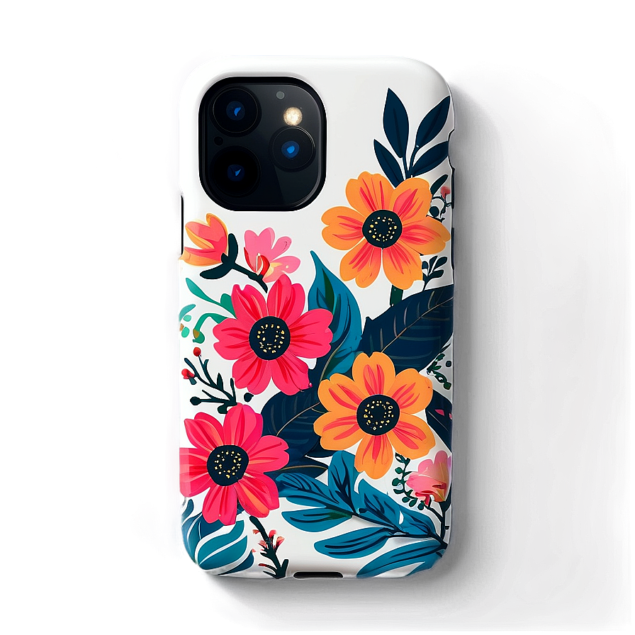 Floral Iphone Case Design Png Jpb35