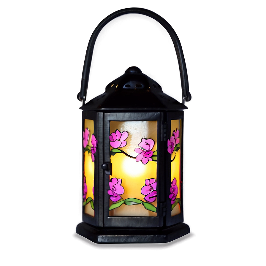 Floral Lantern Png 05242024