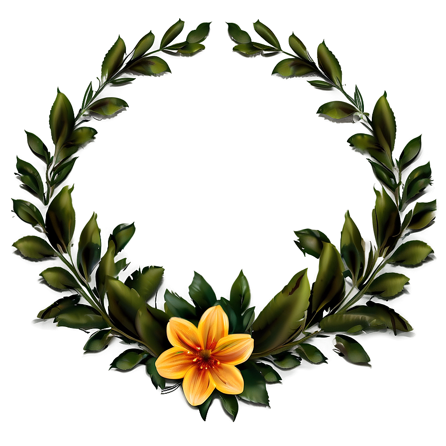 Floral Leaves PNG syx PNG with transparent background
