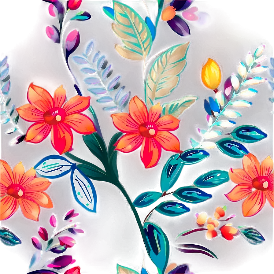 Floral Pattern Design PNG 06112024 PNG with transparent background
