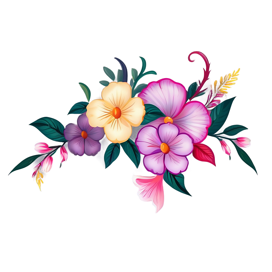 Floral Pattern Design PNG 06112024 PNG with transparent background