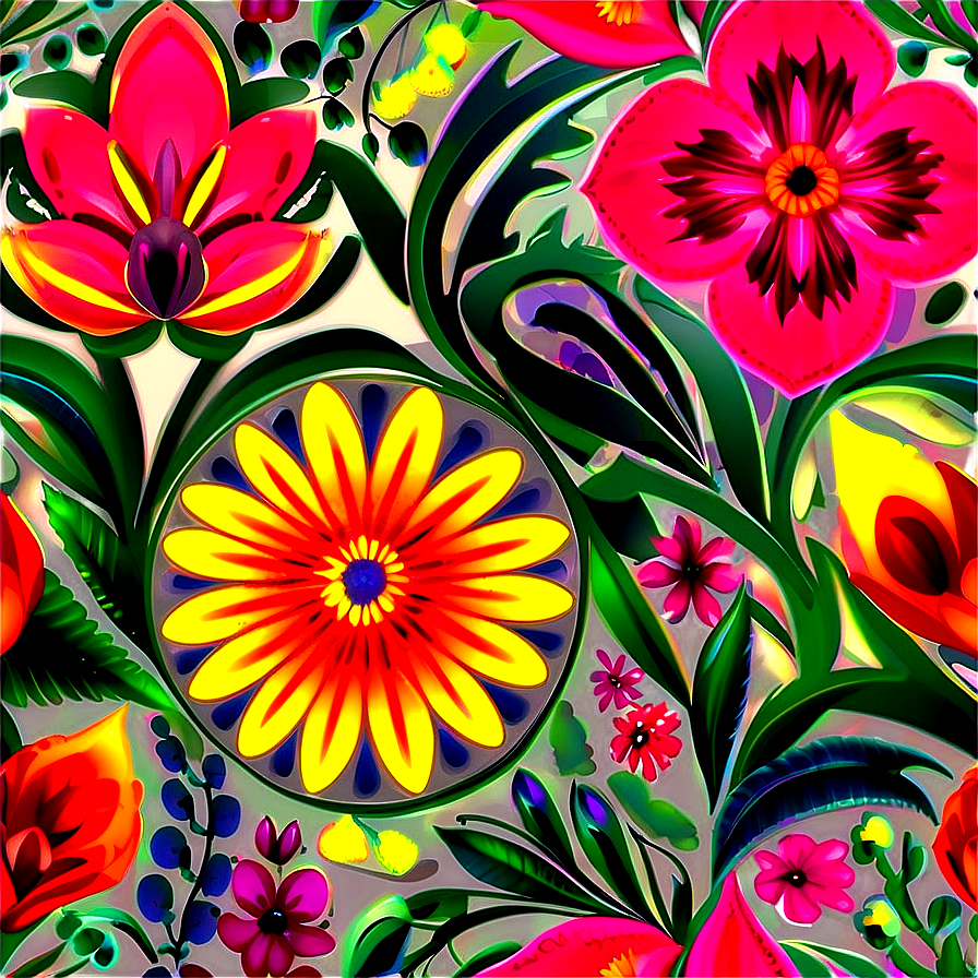 Floral Pattern Design Png 06282024