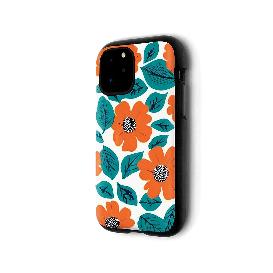 Floral Pattern Phone Case Png Vqd44