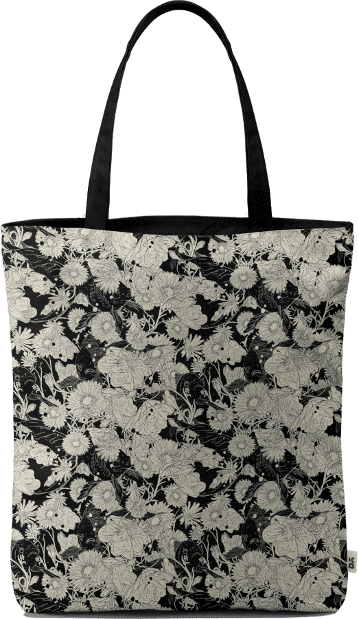 Floral Pattern Tote Bag