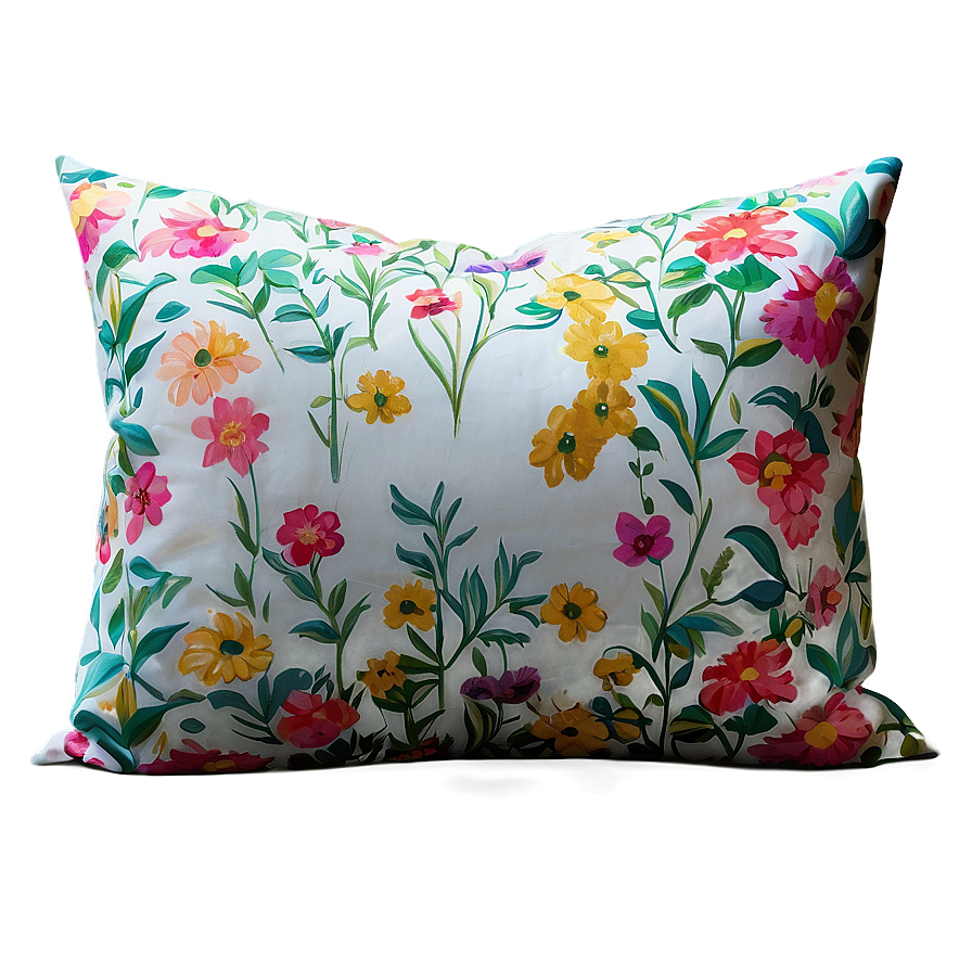 Floral Pillow PNG otu PNG with transparent background