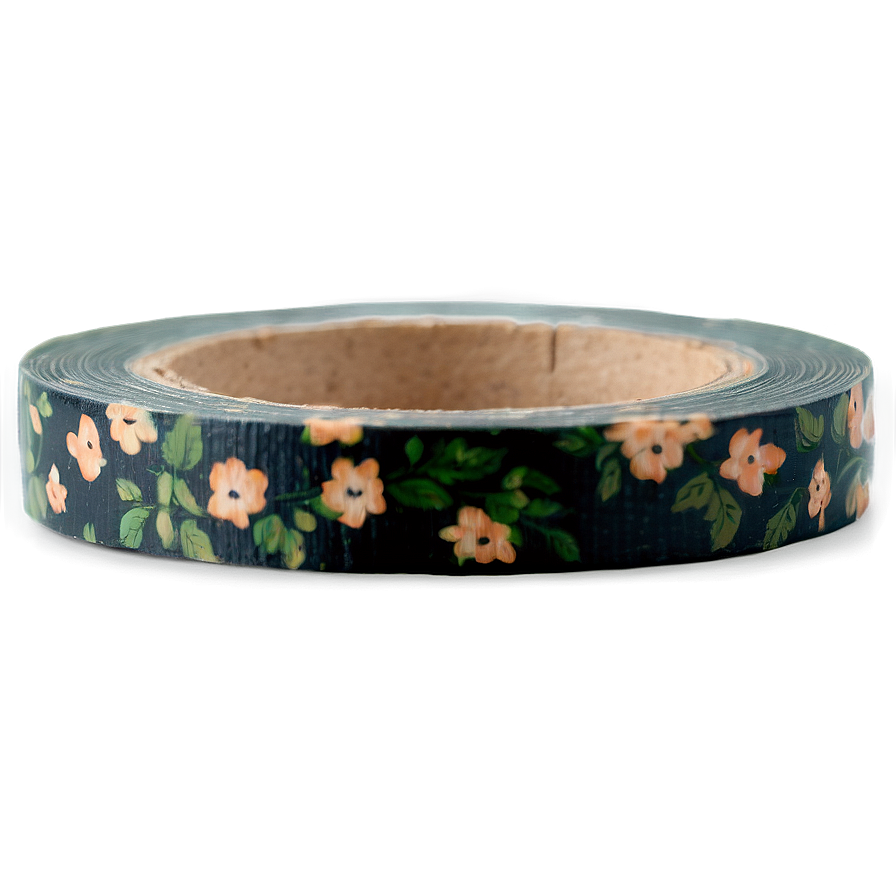 Floral Print Washi Tape Png 05252024