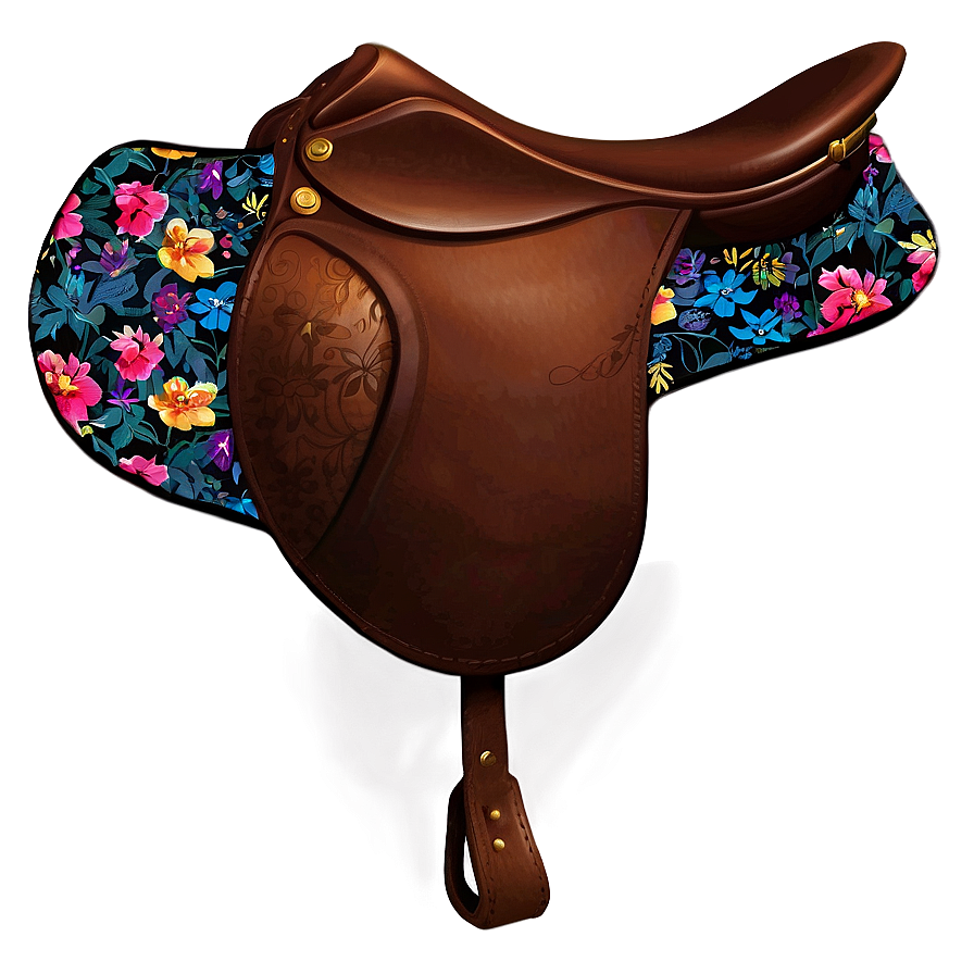 Floral Saddle Png 06292024