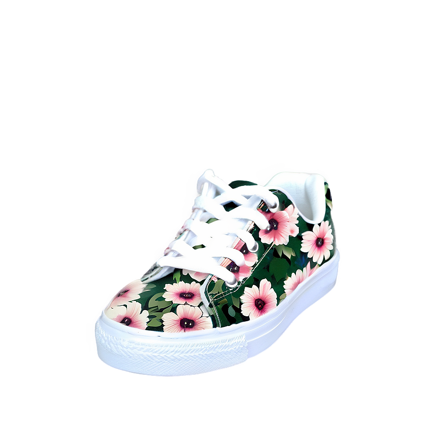 Floral Sneakers Png 73