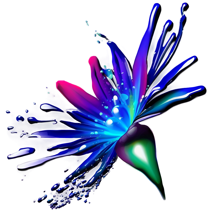 Floral Splash Effect Png 39