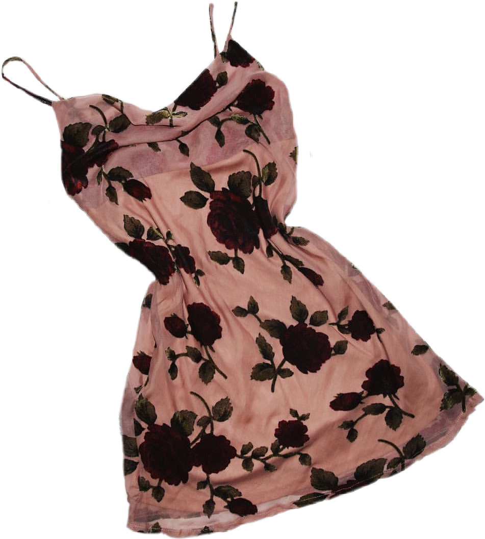 Clothes Dress Aesthetic Pink Tumblr Summer Png Pink - Dress Summer Tumblr Aesthetic, Transparent Png PNG with transparent background