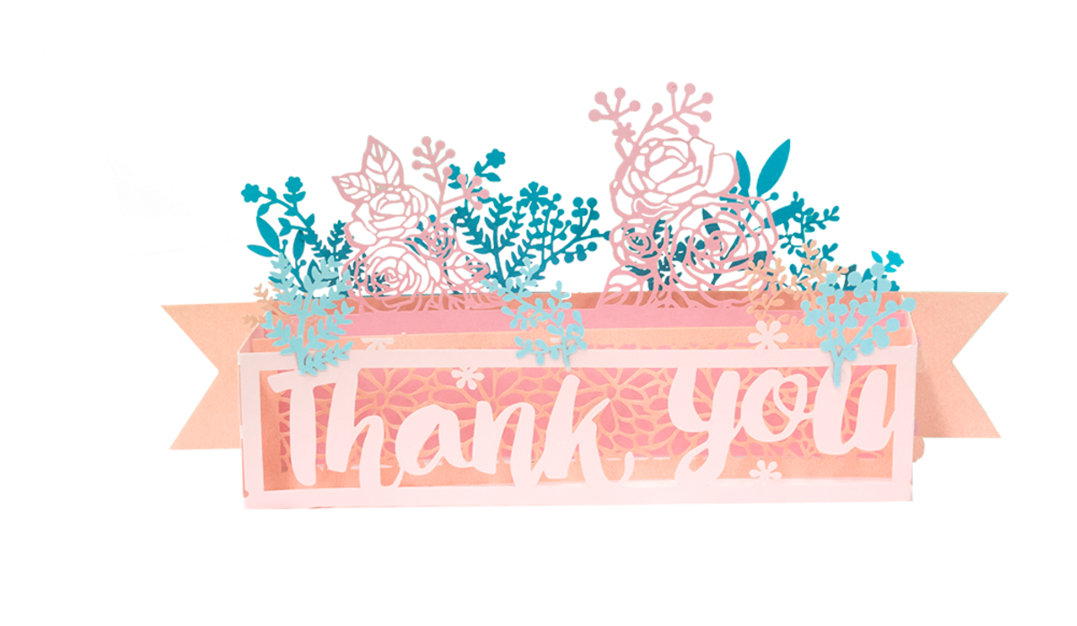 Floral Thank You Banner