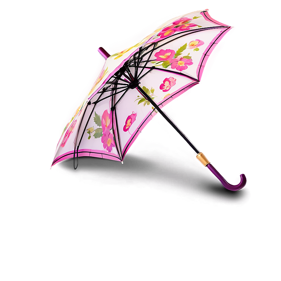 Floral Umbrella Png 05232024