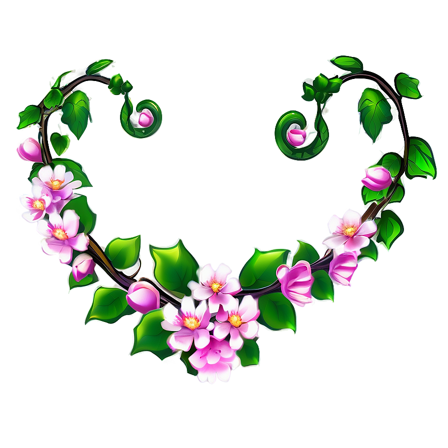 Floral Vine Design Graphic