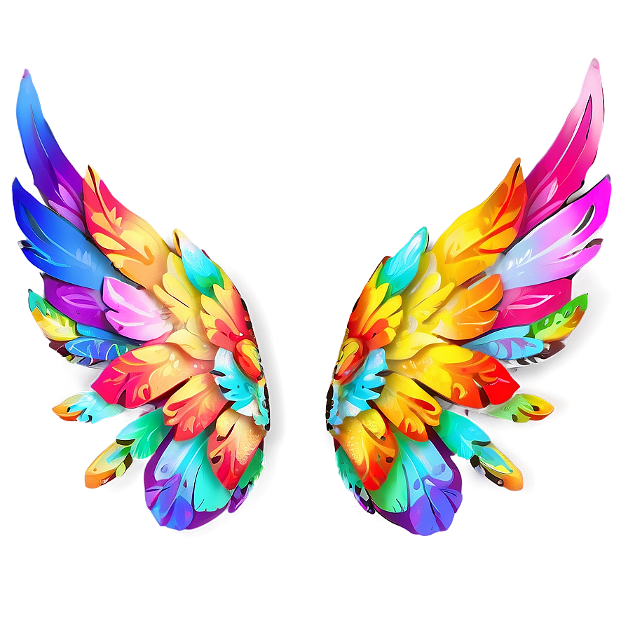 Floral Wings Png Oyf