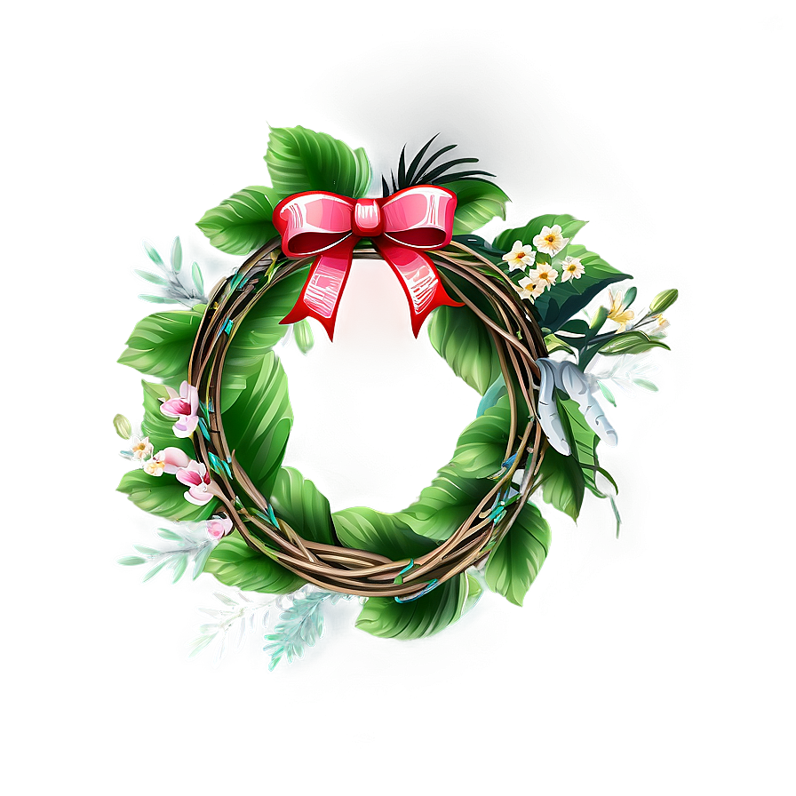 Floral Wreath Png 04292024